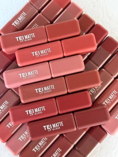 Lip Gloss Matte larga duracion TEI 