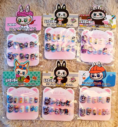 Uñas niñas Labubu