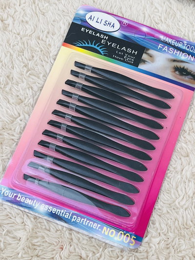 pack x 12 pinzas de depilar