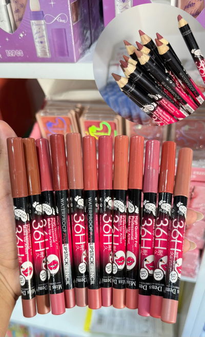 Delineador de labios packx12 waterproof
