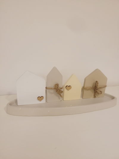 Conjunto de casitas decorativas