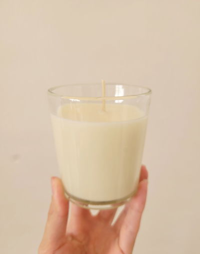 Vela en vidrio