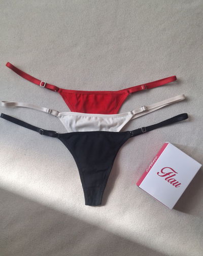 Colales regulables de algodón y lycra lisas "Flau" (Pack x3)