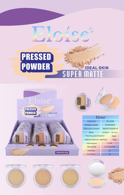 Polvo compacto alta cobertura eloise 
