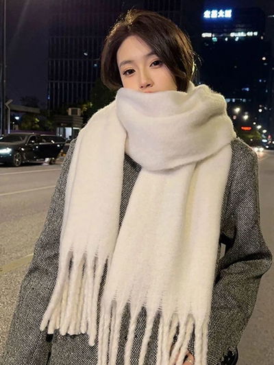 Bufandon nube color beige 