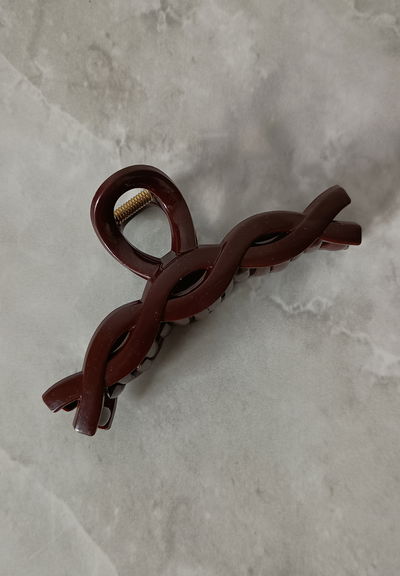 Broche trenzado grande