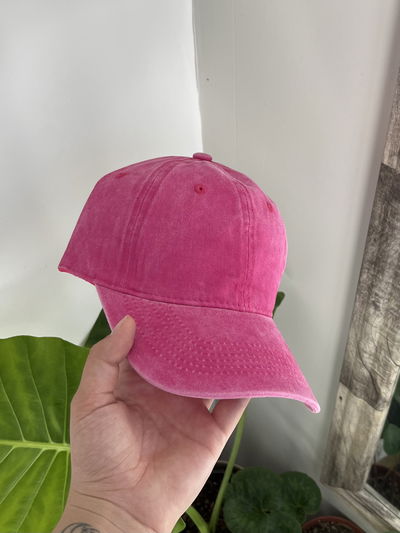 Gorra vintage fucsia