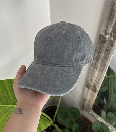 Gorra vintage gris