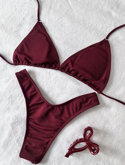 Bikini de morley bordó