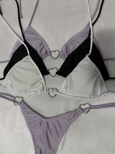 Bikini de lycra corazón