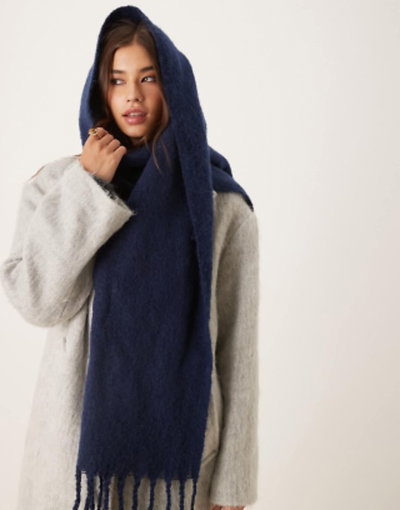 Bufanda nube azul oscuro