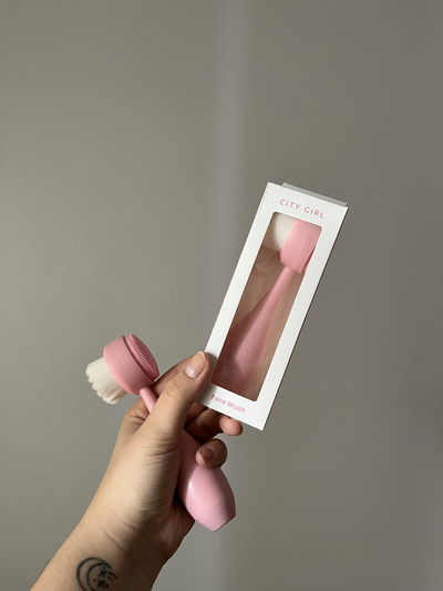 Cepillo de silicona de skincare