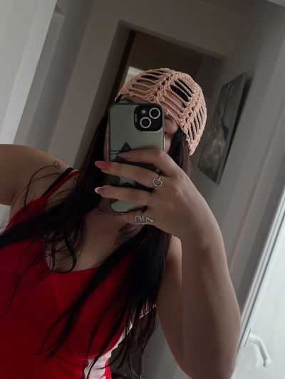 Mesh hat rosa