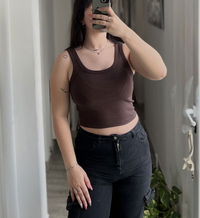 Top con espalda abierta 
