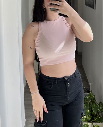 Top de algodón y morley