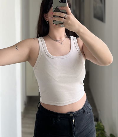Top con espalda abierta 