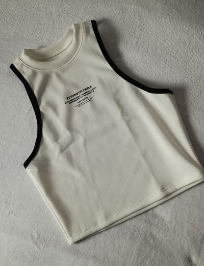 Top musculosa blanco