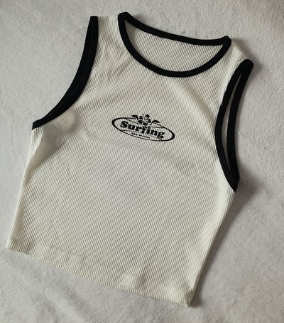 Top musculosa blanco