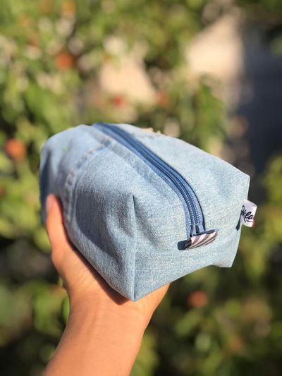 Cartuchera/neceser de jean