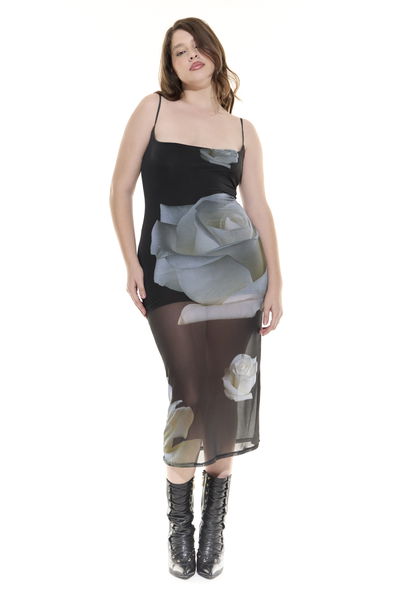 Vestido White Rose
