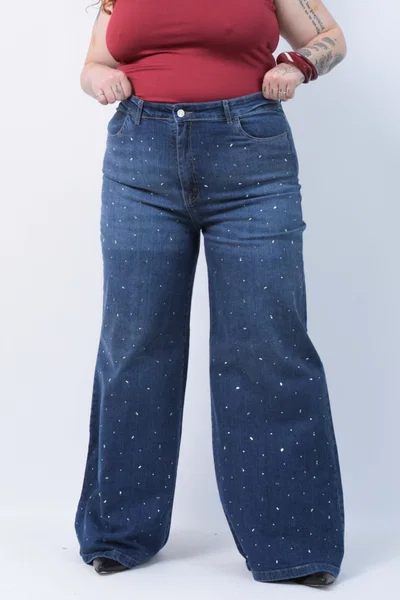 Wide Leg Crystal