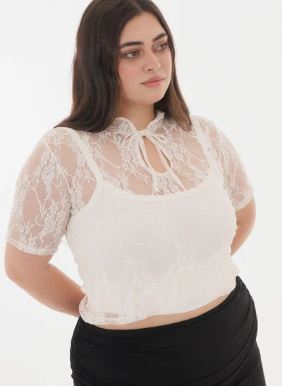 Top Yoko Encaje