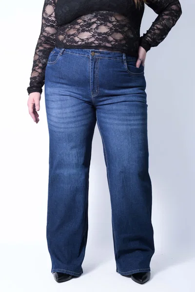 Wide Leg Street Blue