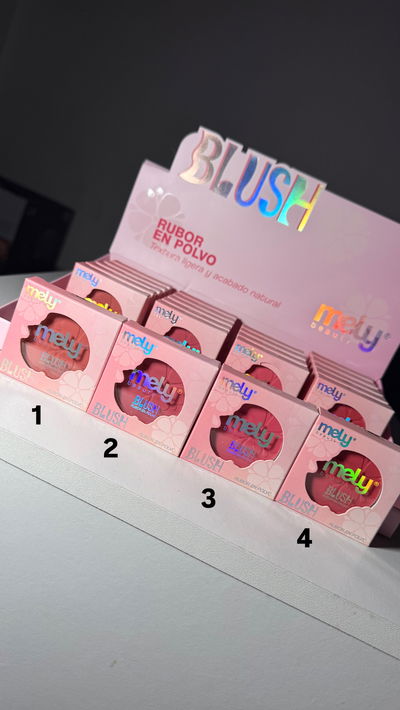 Rubor en polvo Mely 