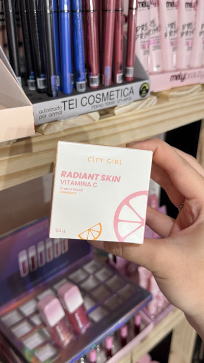 Crema hidratante facial vitamina C