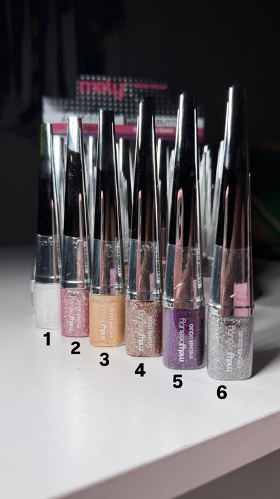 Delineador líquido Glitter -Mely