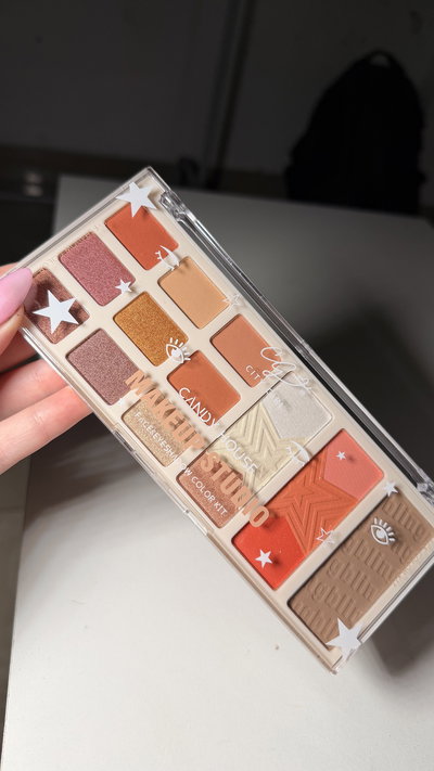 Paleta de sombras/contorno/rubor/iluminador