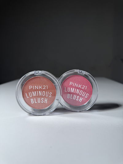 Rubor en polvo con brillos -Pink21