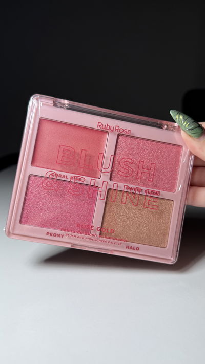 Paleta rubores e iluminadores -Ruby rose 