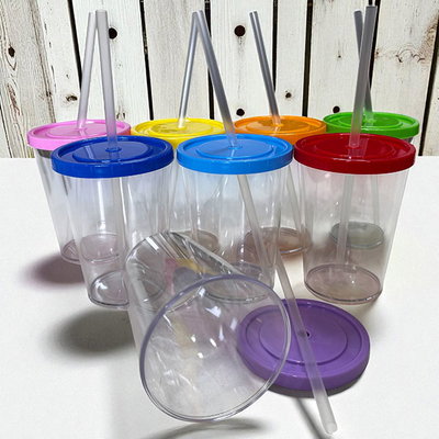 Vasos Acrílicos 2 Masas + Acc + Palito