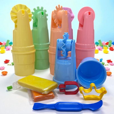 Potes Ruedita Pastel 2 masas + 2 cortantes + 1 Herramienta M 