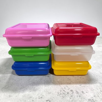 Lunchera Color + 2 masas 50g cu + 2 moldes gdes. PROMO