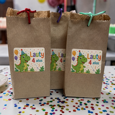 Bolsitas Kraft (P) PERSONALIZADAS (vacias)