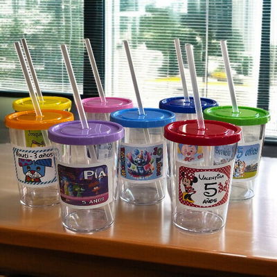 Vasos Acrílicos 3 Masas + Acc + Palito