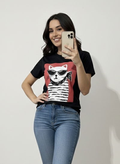 Remera Cat