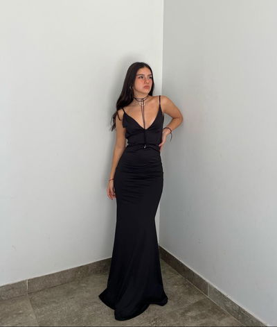 vestido largo sirena