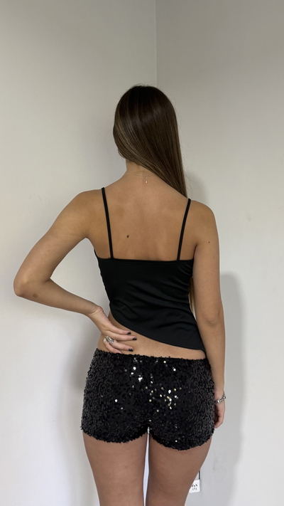 microshort de lentejuelas