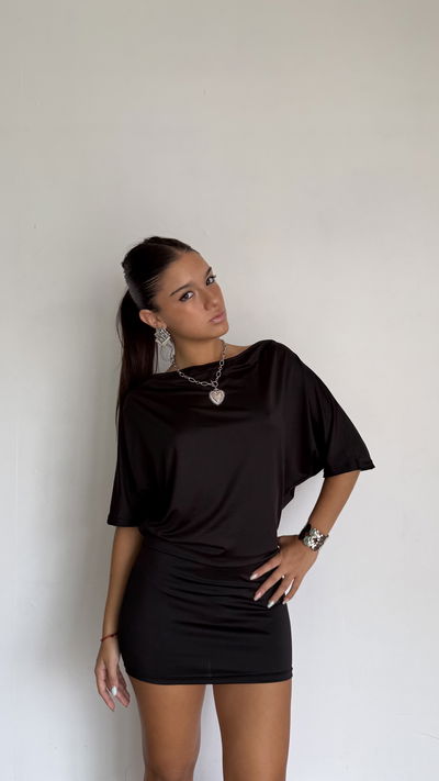 vestido corto trendy con espalda desc