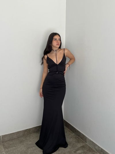 vestido largo sirena