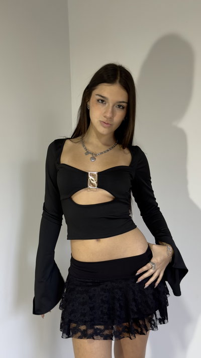 top con heb m/larga oxford 