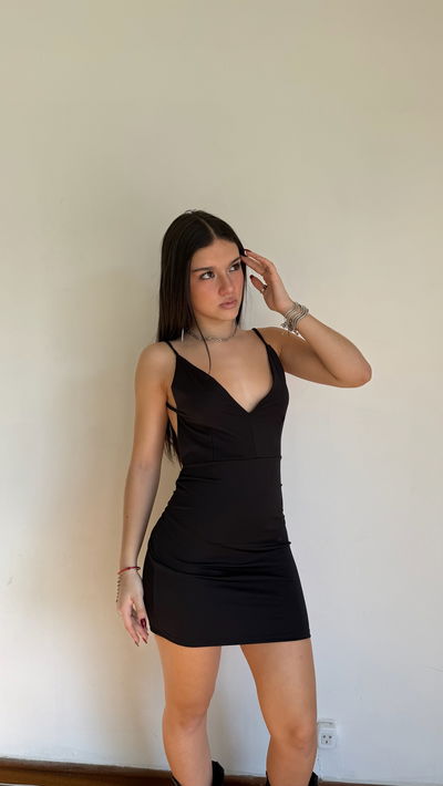 vestido corto sirena
