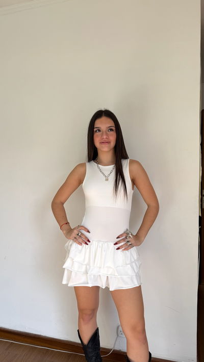 vestido corto flown
