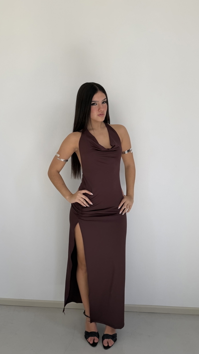 vestido largo buche