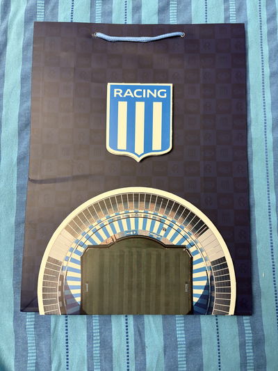 Bolsa de regalo Racing modelo azul (licencia oficial)