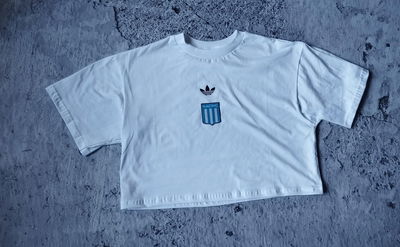 -PROMO- Remera blanca Racing Dama