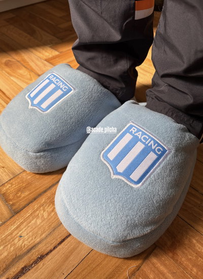PROMO LANZAMIENTO• Pantuflones Racing Club